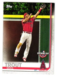 2019 Topps Opening Day Mike Trout Baseball Card Angels
