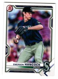 2021 Bowman Emmerson Hancock Prospect Baseball Card Mariners