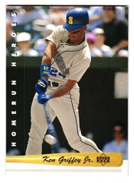 1992 Upper Deck Ken Griffey Jr. Home Run Heroes Insert Baseball Card Seattle Mariners
