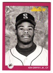 1991 Studio Ken Griffey Jr. Baseball Card Mariners