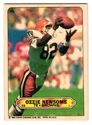 1983 Topps Football Stickers Ozzie Newsom Browns