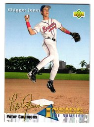 1993 Upper Deck Chipper Jones Baseball Card Braves
