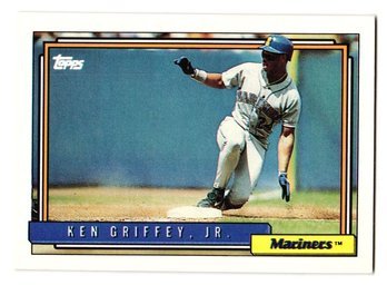 1992 Topps Ken Griffey Jr. Baseball Card Mariners