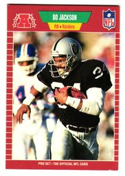 1989 Pro Set Bo Jackson Football Card Oakland Raiders