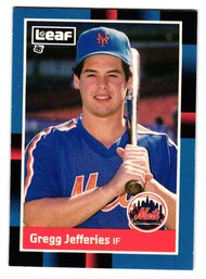 1988 Donruss Gregg Jeffries Rookie Baseball Card Mets