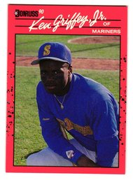 1990 Donruss Ken Griffey Jr. Baseball Card Mariners