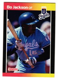 1989 Donruss Bo Jackson Baseball Card Royals
