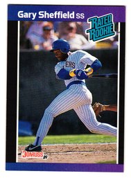 1989 Donruss Gary Sheffield Rookie Baseball Card Brewers