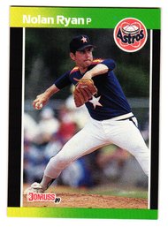 1989 Donruss Nolan Ryan Baseball Card Astros