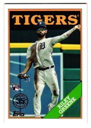 2023 Topps Update Riley Greene Rookie 1988 Insert Baseball Card Tigers