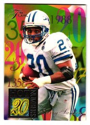 1994 Flair Barry Sanders Hot Numbers Insert Football Card Lions