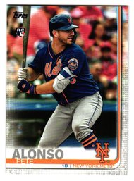 2019 Topps Pete Alonso Rookie Baseball Card Mets