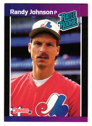 1989 Donruss Randy Johnson Rookie Baseball Card Expos