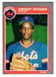 1985 Fleer Dwight Gooden Rookie Baseball Card Mets
