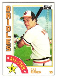 1984 Topps Cal Ripken All-Star Baseball Card Orioles