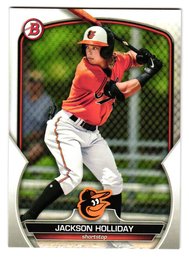 2023 Bowman Jackson Holliday Prospect Baseball Card Orioles