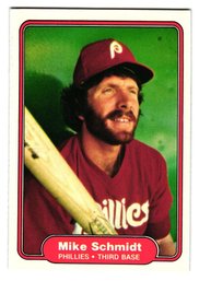 1982 Fleer Mike Schmidt Baseball Card Phillies