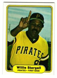1982 Fleer Willie Stargel Baseball Card Pirates