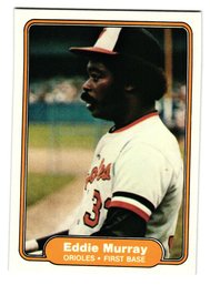 1982 Fleer Eddie Murray Baseball Card Orioles