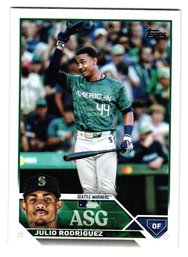 2023 Topps Update Julio Rodriguez All-Star Insert Baseball Card Mariners