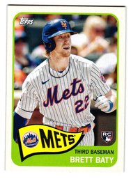 2023 Topps Archives Brett Baty Rookie Baseball Card Mets