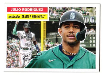 2023 Topps Archives Julio Rodriguez Baseball Card Mariners