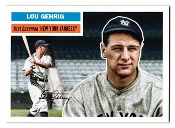 2023 Topps Archives Lou Gehrig Baseball Card Yankees