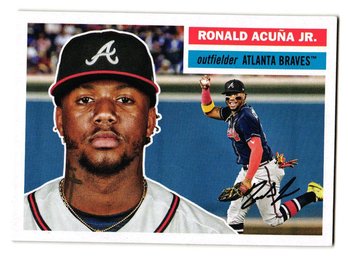 2023 Topps Archives Ronald Acuna Jr. Baseball Card Braves