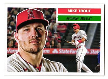 2023 Topps Archives Mike Trout Baseball Card Angels