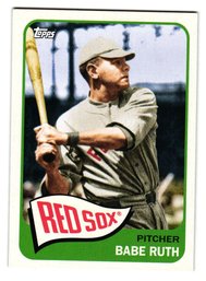 2023 Topps Archives Babe Ruth Baseball Card Red Sox
