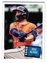 2023 Topps Archives Jose Altuve Hit Stars Insert Baseball Card Astros