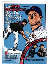 2023 Topps Archives Max Scherzer 1979 Topps Comics Baseball Card Mets