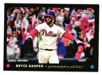 2023 Topps Archives Bryce Harper 3-D Baseball Card Phillies