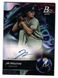 2023 Bowman Platinum JR Ritchie Auto Prospect Baseball Card Braves