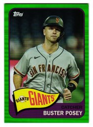 2023 Topps Archives Buster Posey #'D /99 Green Foil Parallel Baseball Card Giants