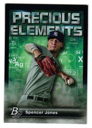 2023 Bowman Platinum Spencer Jones Precious Elements Insert Prospect Baseball Card Yankees