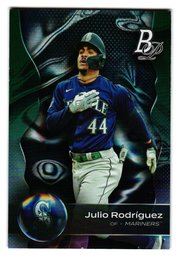 2023 Bowman Platinum Julio Rodriguez Baseball Card Mariners
