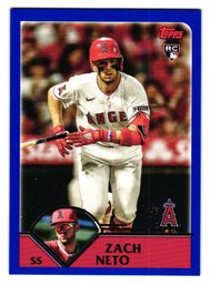 2023 Topps Archives Zach Neto Rookie Baseball Card Angels