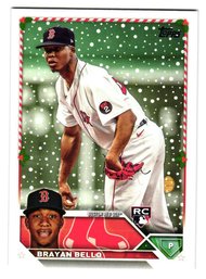 2023 Topps Holiday Brayan Bello Rookie Baseball Card Red Sox