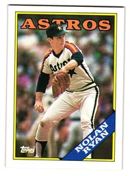 1988 Topps Nolan Ryan Baseball Card Astros