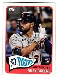 2023 Topps Archives Riley Greene Rookie Baseball Card Tigers