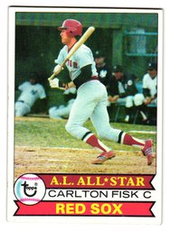 1979 Topps Carlton Fisk Baseball Card Red Sox
