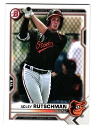 2021 Bowman Adley Rutschman Prospect Baseball Card Orioles