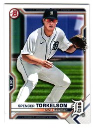 2021 Bowman Spencer Torkelson Prospect Baseball Card Tigers