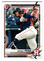 2021 Bowman Jeremy Pena Prospect Baseball Card Astros