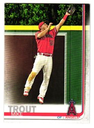 2019 Topps Mike Trout Baseball Card Angels