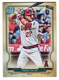 2020 Topps Gypsy Queen Mike Trout Baseball Card Angels