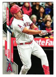 2020 Topps Mike Trout Active Leaders Baseball Card Angels
