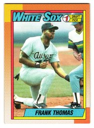 1990 Topps Frank Thomas Rookie Baseball Card White Sox