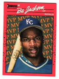 1990 Donruss Bo Jackson MVP Baseball Card Royals